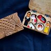 Clay Nativity Set with Fitted Teak Box - Image 3
