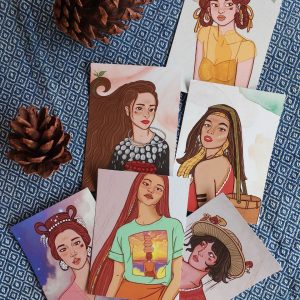 Myanmar Women Postcard Packet (6 cards)