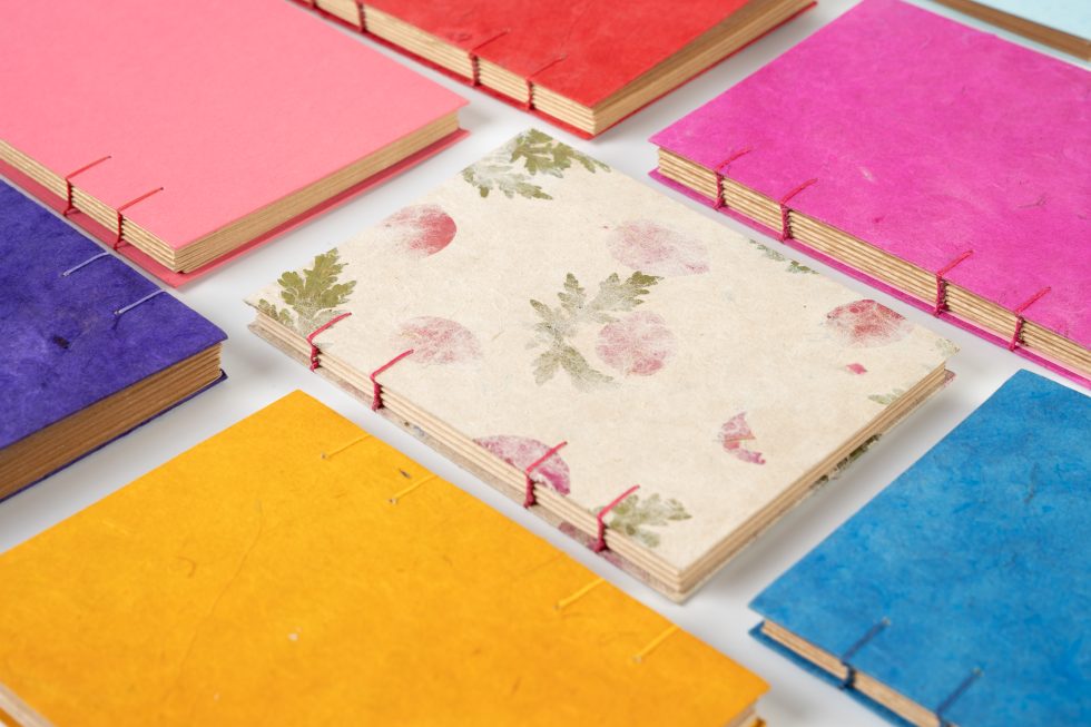 Handmade Journals with Shan Paper Covers