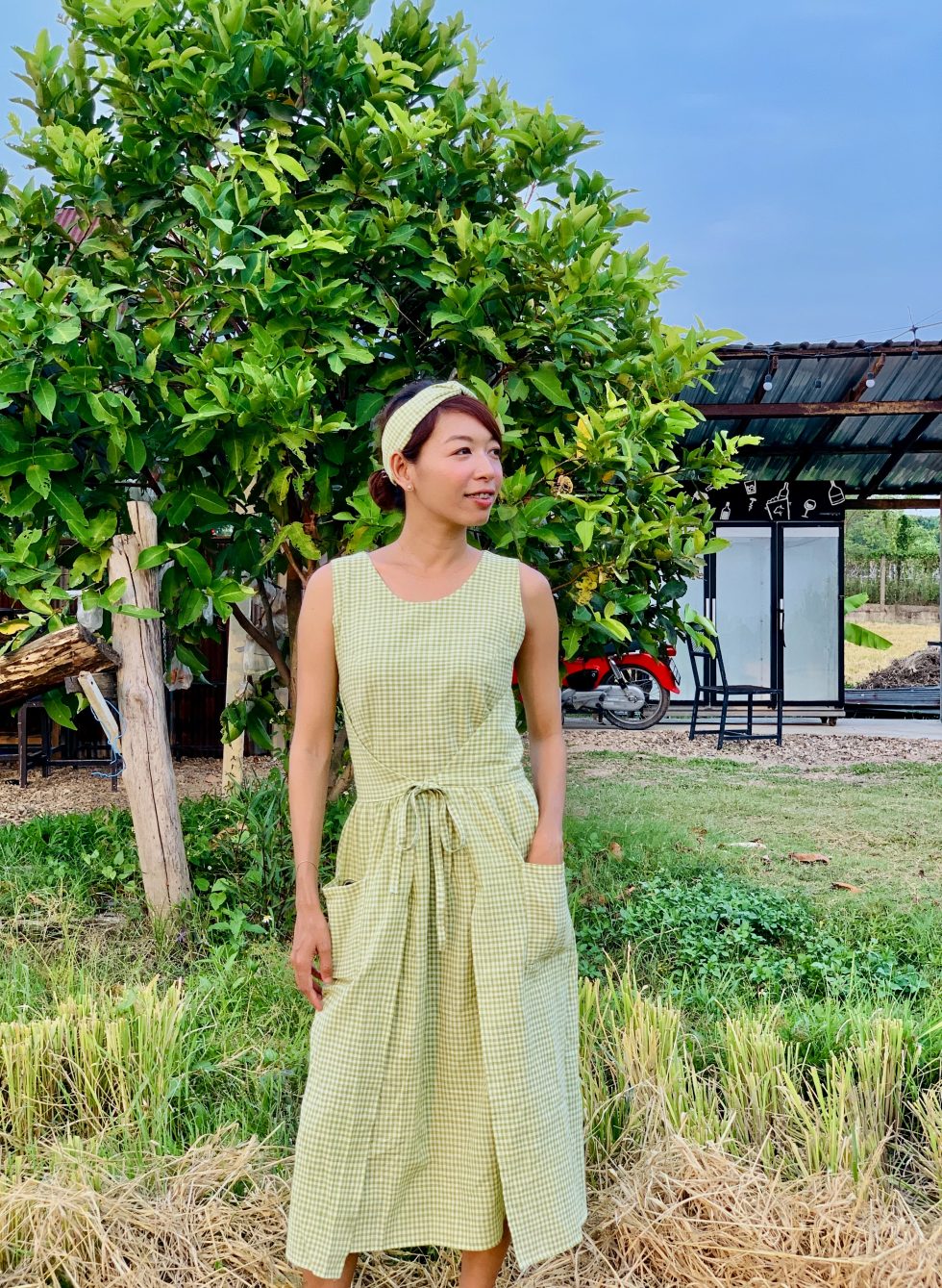 Cotton Wrap Dress - Image 5