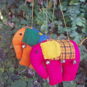 Elephant Ornaments (set of 2)